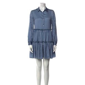 MAJE blue silk dress